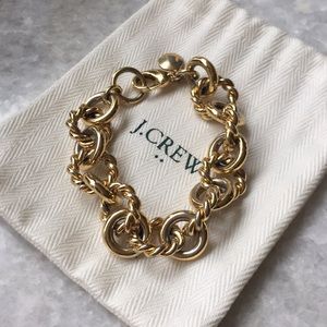 J. Crew link bracelet - gold